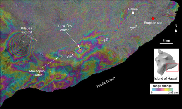 Copernicus Sentinels monitor Hawaii's volcano
