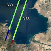 Image for Lake Van water height from Sentinel-3B