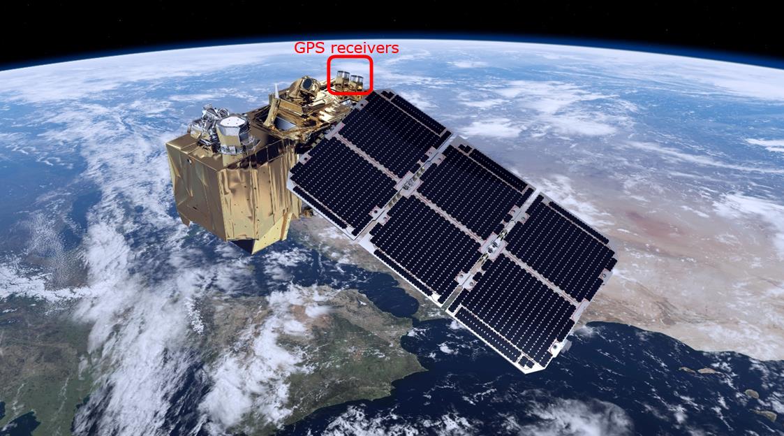 sentinel-2 satellite - gps receiver