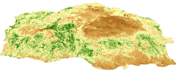 3D view of Samaria National Park
