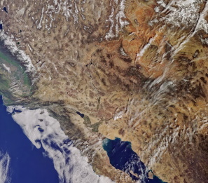 California imaged by Sentinel-3A