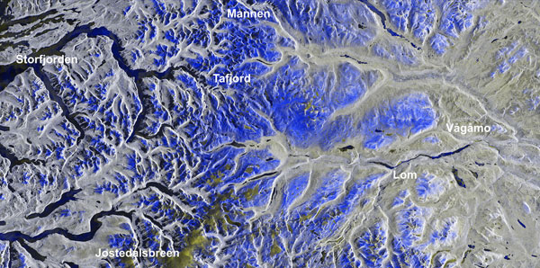 Copernicus Sentinel-1 catches Norwegian spring floods - in autumn