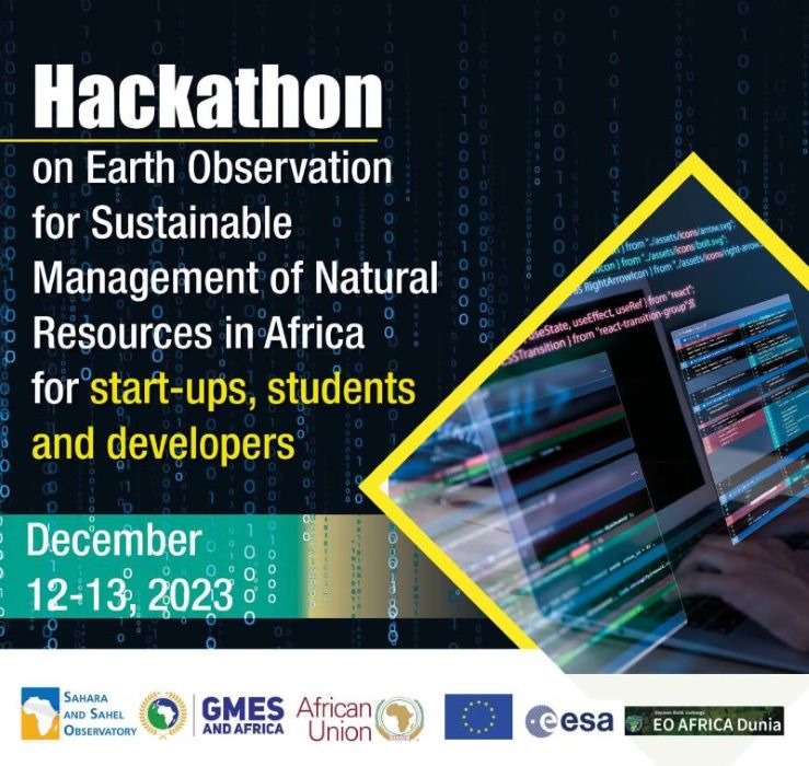 Image for Earth observation hackathon for sustainable management in Africa