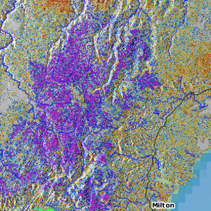 Copernicus Sentinel-1 delivers change maps for wildfires