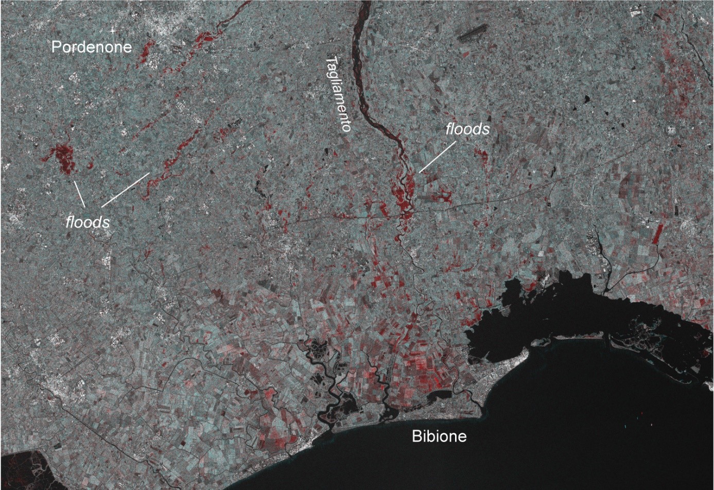 Copernicus Sentinels ally to monitor floods in Northern Italy