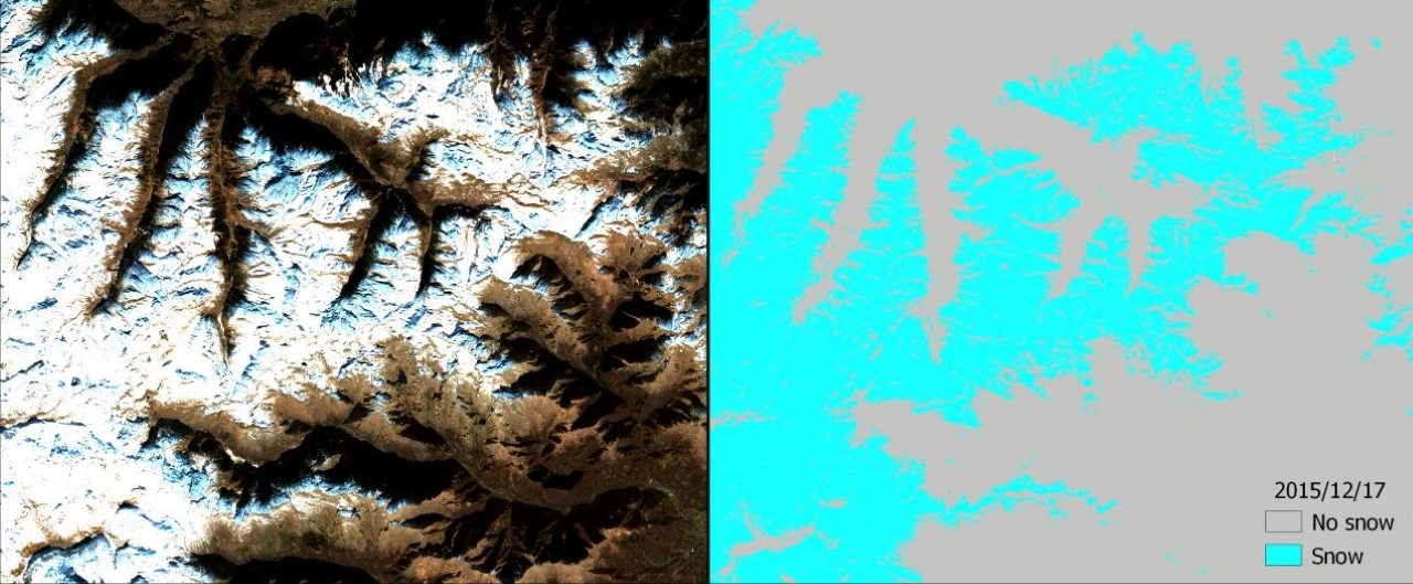 Improved Copernicus Sentinel-2 snow cover product to help in environmental assessments