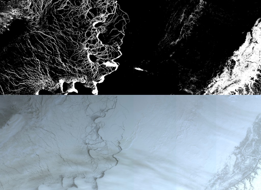 Copernicus Sentinel-3 and artificial intelligence provide new insights into the Arctic's icy landscape