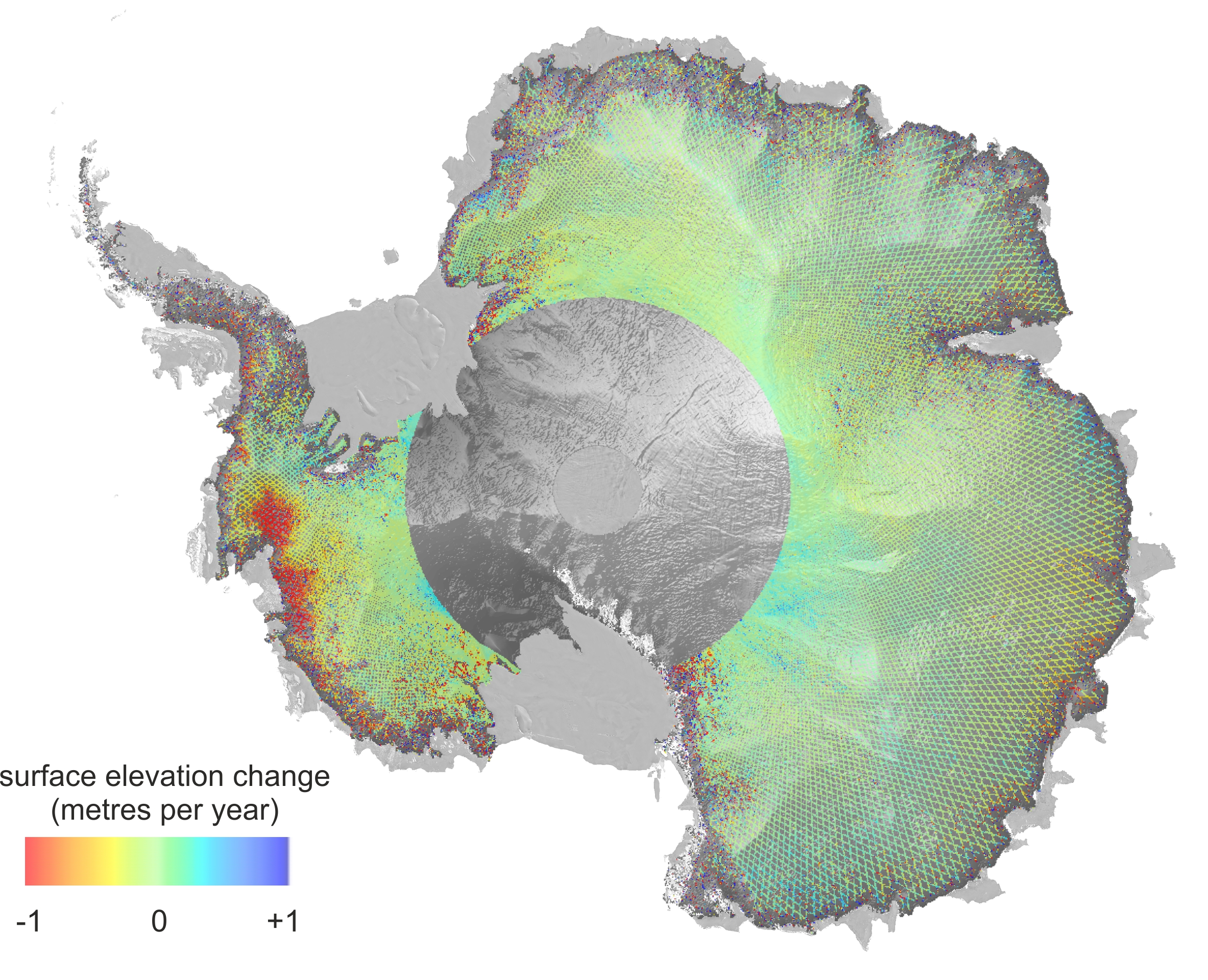 Copernicus Sentinel-3 provides new measurements of Antarctic Ice Sheet
