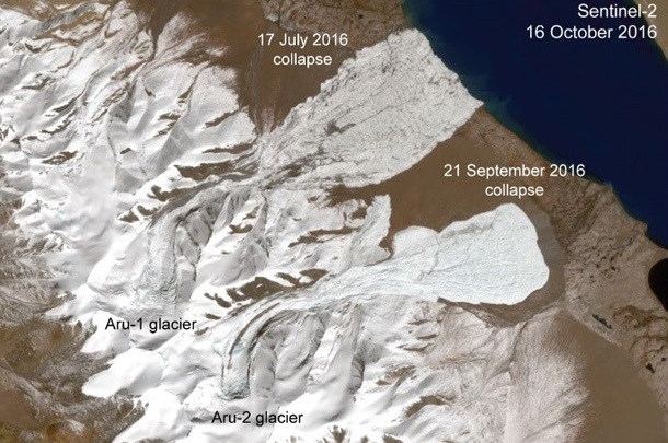 Sentinels bring new outlook to Tibet glaciers